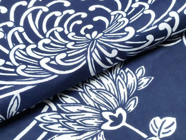 平和屋着物∴夏物　浴衣　注染　手縫い　乱菊　綿　逸品　CABK5302ng