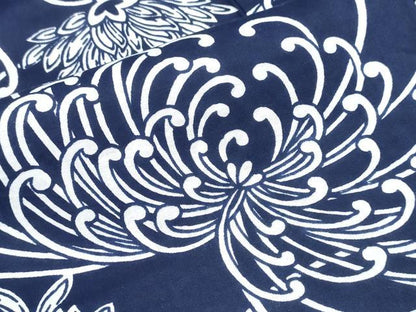 平和屋着物∴夏物　浴衣　注染　手縫い　乱菊　綿　逸品　CABK5302ng