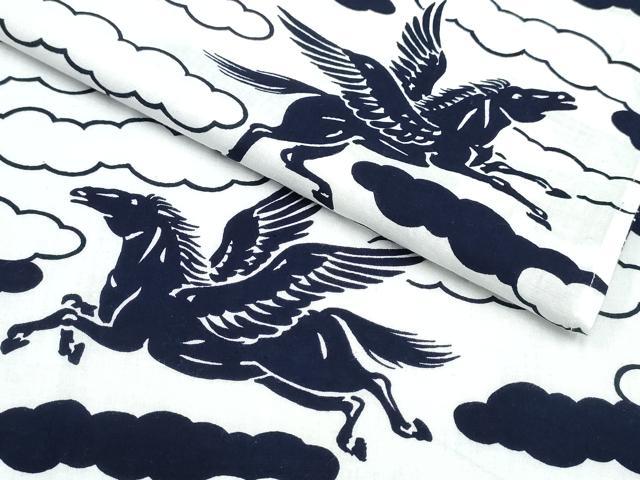 平和屋着物∴夏物　男性　浴衣　注染　馬　綿　逸品　CABK5309ng