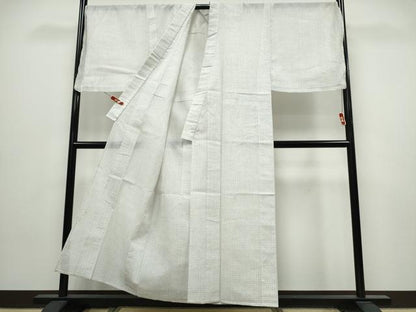 平和屋着物∴夏物　男性　小紋・浴衣兼用　絣文様　CABK5313ng