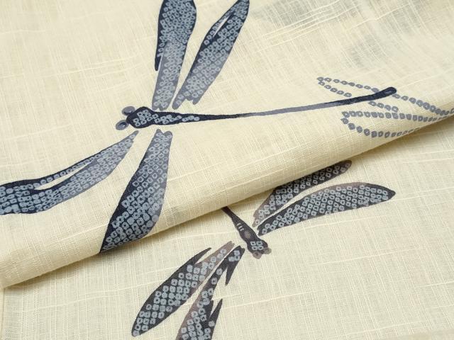 平和屋着物∴夏物　浴衣　夢工房　蜻蛉　綿　逸品　CABK5315ng