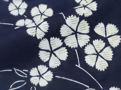 平和屋着物∴夏物　浴衣　綿絽　撫子　綿　逸品　CABK5319ng