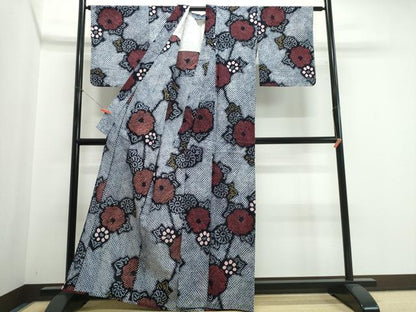 平和屋着物∴夏物　浴衣　有松鳴海絞り　綿　逸品　未使用　CABK5326ng