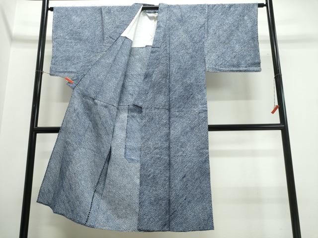 平和屋着物∴夏物　男性　浴衣　有松鳴海絞り　三浦絞り　綿　逸品　未使用　CABK5327ng