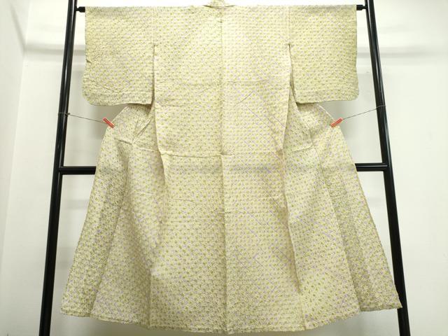 平和屋着物∴夏物　浴衣　有松鳴海絞り　蜘蛛絞り　綿　逸品　CABK5345ng