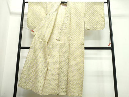 平和屋着物∴夏物　浴衣　有松鳴海絞り　蜘蛛絞り　綿　逸品　CABK5345ng