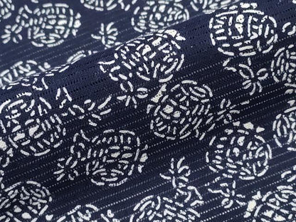 平和屋着物∴夏物　浴衣　綿絽　小槌文　綿　逸品　CABK5372ng