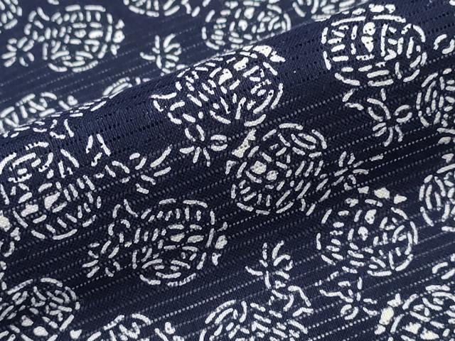 平和屋着物∴夏物　浴衣　綿絽　小槌文　綿　逸品　CABK5372ng