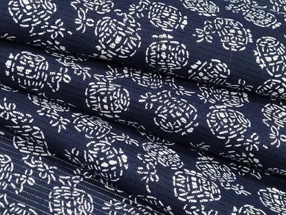平和屋着物∴夏物　浴衣　綿絽　小槌文　綿　逸品　CABK5372ng