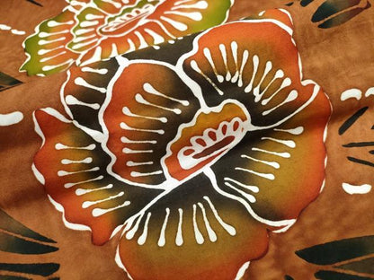 平和屋着物∴夏物　浴衣　注染　舞花文　綿　逸品　CABK5392ng