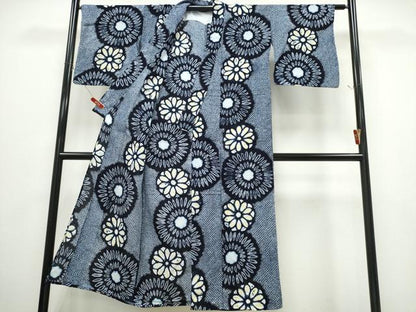 平和屋着物∴夏物　浴衣　有松鳴海絞り　花火　綿　逸品　CABK5396ng