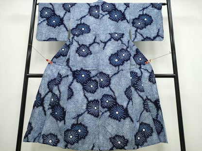 平和屋着物∴夏物　浴衣　有松鳴海絞り　枝松　綿　逸品　CABK5402ng