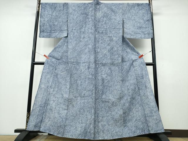 平和屋着物∴夏物　浴衣　有松鳴海絞り　三浦絞り　綿　逸品　CABK5423ng