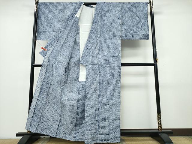 平和屋着物∴夏物　浴衣　有松鳴海絞り　三浦絞り　綿　逸品　CABK5423ng