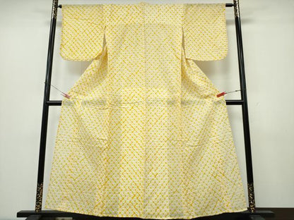 平和屋着物∴夏物　浴衣　有松鳴海絞り　蜘蛛絞り　綿　逸品　CABK5429ng