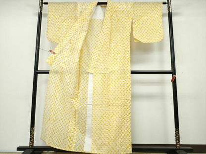 平和屋着物∴夏物　浴衣　有松鳴海絞り　蜘蛛絞り　綿　逸品　CABK5429ng