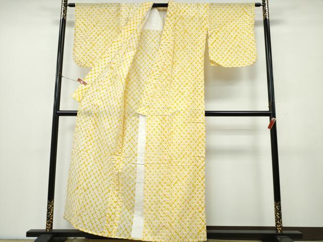 平和屋着物∴夏物　浴衣　有松鳴海絞り　蜘蛛絞り　綿　逸品　CABK5429ng