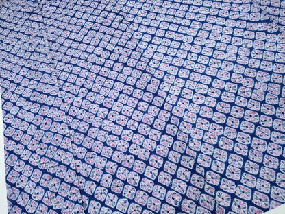 平和屋着物∴夏物　浴衣　有松鳴海絞り　蜘蛛絞り　綿　逸品　CABK5437ng