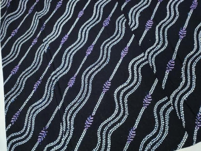 平和屋着物∴夏物　浴衣　有松鳴海絞り　斜線文　綿　逸品　CABK5454ng