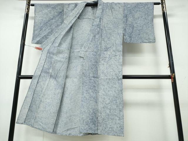 平和屋着物∴夏物　男性　浴衣　有松鳴海絞り　綿　逸品　CABK5467ng