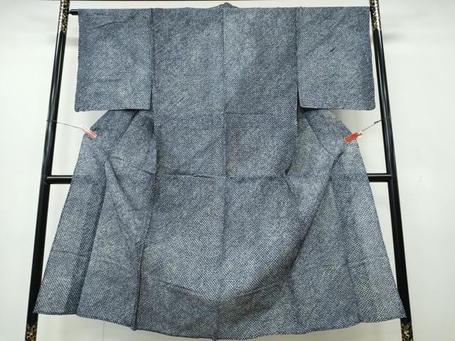 平和屋着物∴夏物　男性　浴衣　有松鳴海絞り　三浦絞り　綿　逸品　CABK5472ng