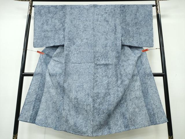 平和屋着物∴夏物　男性　浴衣　有松鳴海絞り　三浦絞り　綿　逸品　CABK5479ng
