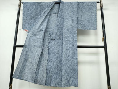 平和屋着物∴夏物　男性　浴衣　有松鳴海絞り　三浦絞り　綿　逸品　CABK5479ng