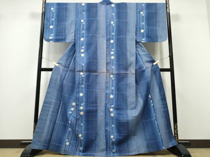 平和屋着物∴夏物　浴衣　舞桜間道　金彩　逸品　未使用　CABK5530ng
