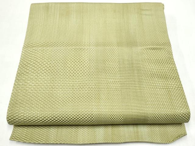 平和屋着物●本場筑前博多織　八寸名古屋帯　霞文　正絹　逸品　CABK5607hy