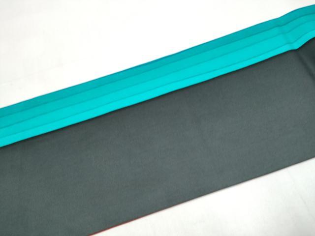 平和屋着物●塩瀬　全通柄　九寸名古屋帯　霞間道　正絹　逸品　CABK5624hy