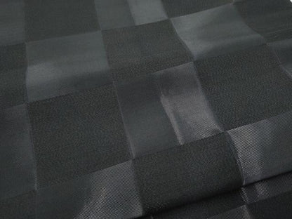 平和屋着物●染色作家　斉藤三才　六通柄袋帯　市松文様　三才鳥　さが美扱い　正絹　逸品　CABK5627hy