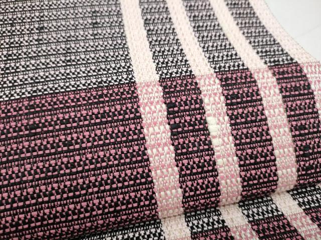 平和屋着物●八寸名古屋帯　間道　正絹　逸品　CABK5678hy
