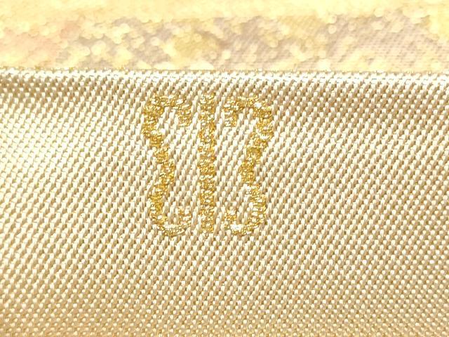 平和屋着物●西陣　川島織物六通柄　本袋帯　花唐草文　金銀糸　正絹　逸品　CABK5738hy