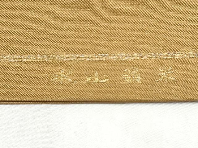 平和屋着物●龍村美術織物　龍村製　六通柄　本袋帯　米翁山水　金糸　正絹　逸品　CABK5752hy