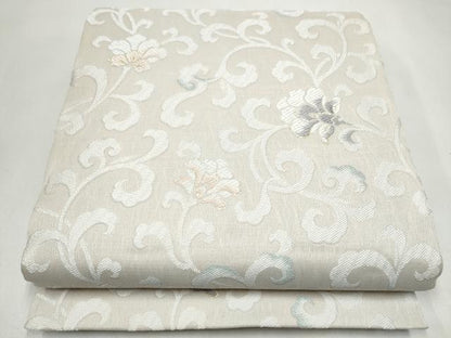 平和屋着物●六通柄袋帯　唐織　花唐草文　金糸　正絹　逸品　CABK5812hy