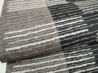 平和屋着物●六通柄袋帯　霞文　正絹　逸品　CABK5814hy