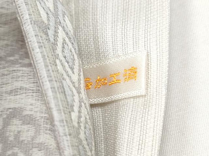 平和屋着物▽全通柄袋帯　スリーシーズン　春夏秋　櫛織　花唐草文　正絹　逸品　CABK5834hy