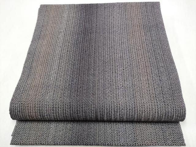 平和屋着物＊夏物　八寸名古屋帯　組織　霞文　正絹　逸品　CABK5863hy