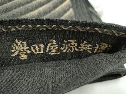 平和屋着物●創業280年　誉田屋源兵衛　ワンタッチつけ帯　天竺舞衣　てんとう虫　銀通し地　正絹　逸品　CABK5865hy