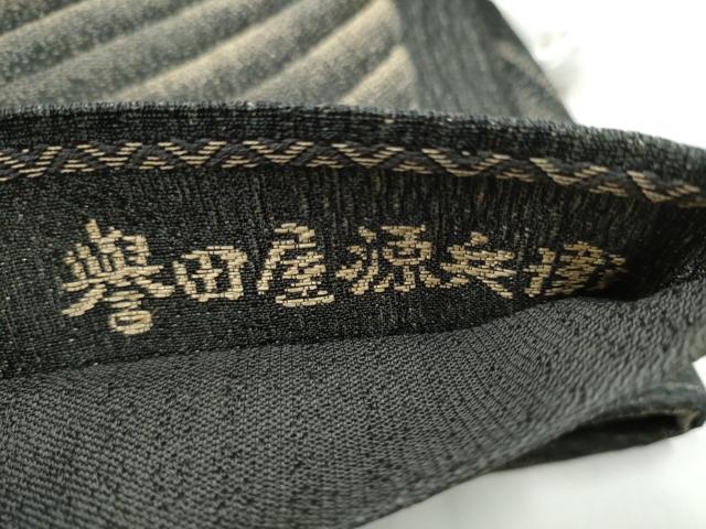 平和屋着物●創業280年　誉田屋源兵衛　ワンタッチつけ帯　天竺舞衣　てんとう虫　銀通し地　正絹　逸品　CABK5865hy