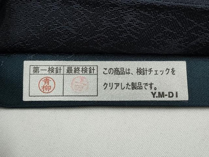 平和屋着物●六通柄袋帯　雪輪花文　金糸　正絹　逸品　CABK5876hy
