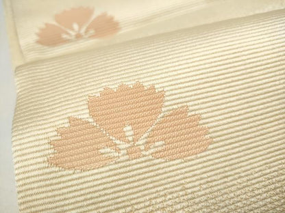 平和屋着物●西陣　川島織物　六通柄　京袋帯　舞桜文　未使用　CABK5882hy