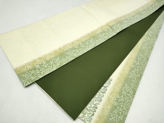平和屋着物●太鼓柄袋帯　木版　正絹　逸品　CABK5886hy