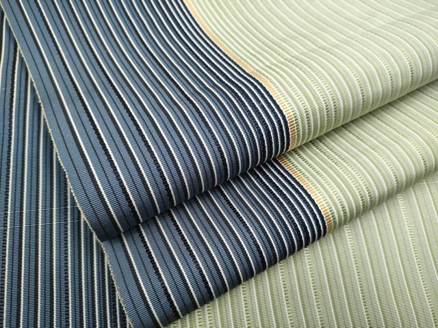 平和屋着物●本場筑前博多織　八寸名古屋帯　間道　正絹　逸品　CABK5899hy