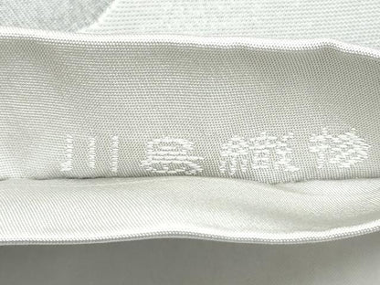 平和屋着物●西陣　川島織物　九寸名古屋帯　破れ色紙文　正絹　逸品　CABK5926hy