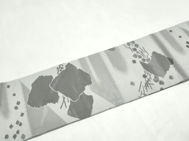 平和屋着物●西陣　川島織物　九寸名古屋帯　破れ色紙文　正絹　逸品　CABK5926hy