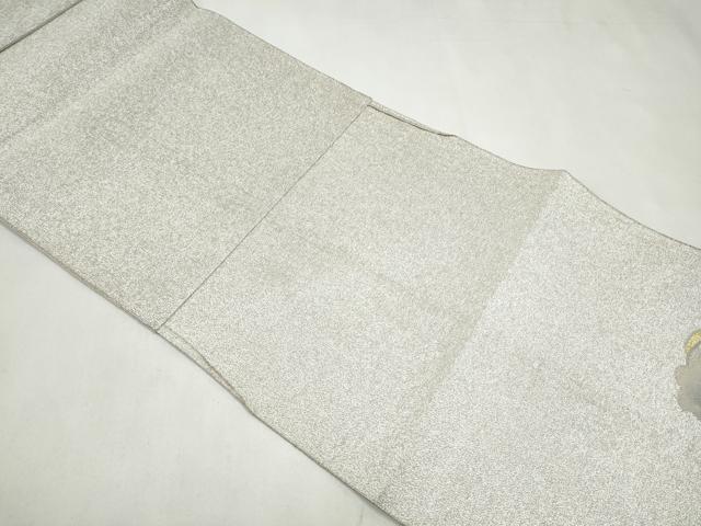 平和屋着物●爪搔き本綴れ　八寸名古屋帯　風神雷神　金銀糸　正絹　逸品　CABK5929hy