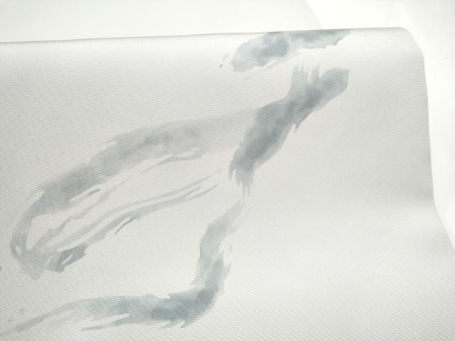 平和屋着物●塩瀬　九寸開き名古屋帯　抽象文　正絹　逸品　CABK5932hy