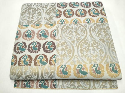 平和屋着物●六通柄袋帯　紹巴　立涌鳳凰文　正絹　逸品　CABK5975hy
