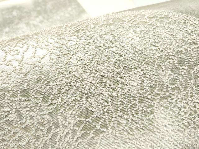 平和屋着物●中国三大刺繍　総相良刺繍　老舗織元　泰生織物　太鼓柄袋帯　和なさがら　花唐草文　本漆箔　正絹　逸品　CABK5976hy